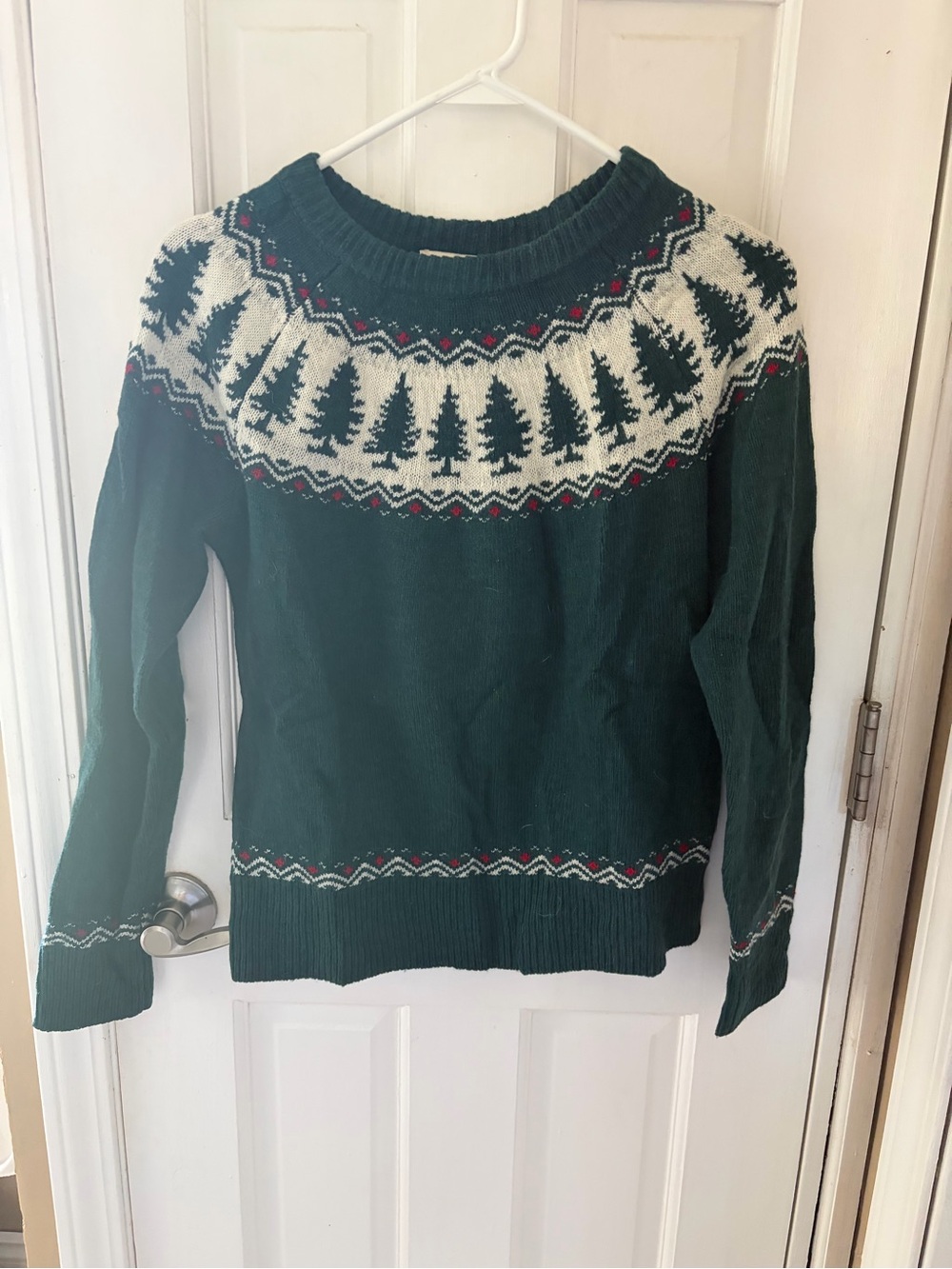 Kiel James Patrick Green Trees Sweater